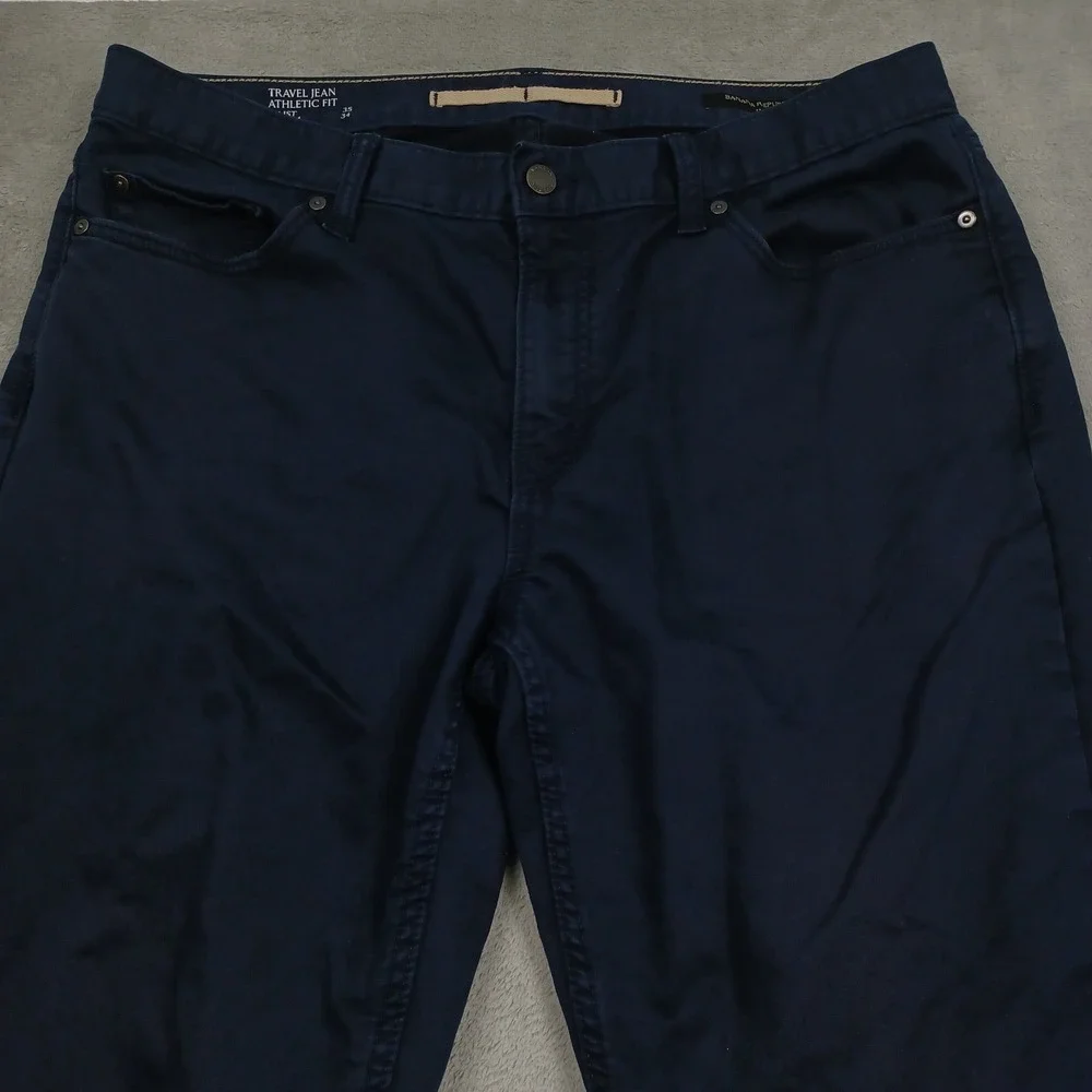 Banana Republic Jeans Mens 35x32 Blue Travel Athletic Fit Preppy